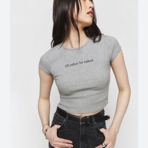 Reformation NWT cropped tshirt